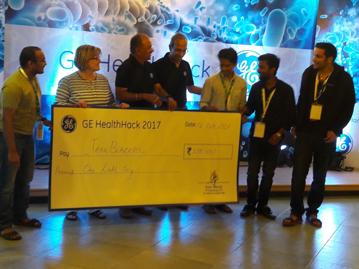 arijitdeb01's tweet photo. Kudos to the winners..!! #hackathon @generalelectric #GEHealthHack @GEHealthcare @GEHealthIndia #mydayatge https://t.co/wicoVjxOyQ