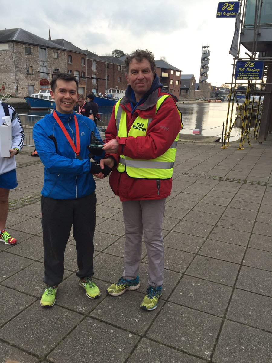 ExeterCCT's tweet photo. Today's top 3 Male finishers - Congratulations to all who completed the #ExeterHalfMarathon @AgeUKexeter @CHSW @DeafAcademy @CartridgesLaw https://t.co/ozdKYHCIsq