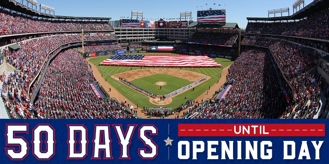 rangers opening day