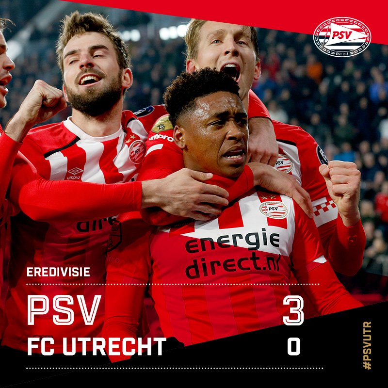 psveindhoven's tweet image. FT #psvutr

1-0 De Jong (53)
2-0 Bergwijn (55)
3-0 Van Ginkel (90)