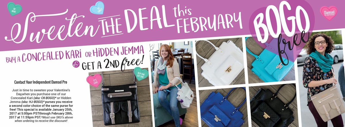 ProtectURPretty's tweet photo. The Sweetest BOGO Deal in February! #ConcealedCarry #ValentinesDayGiftGuide #LoveYourself #ProtectUrPretty #NotYourAverageDamsel https://t.co/LEUs3VNdoy