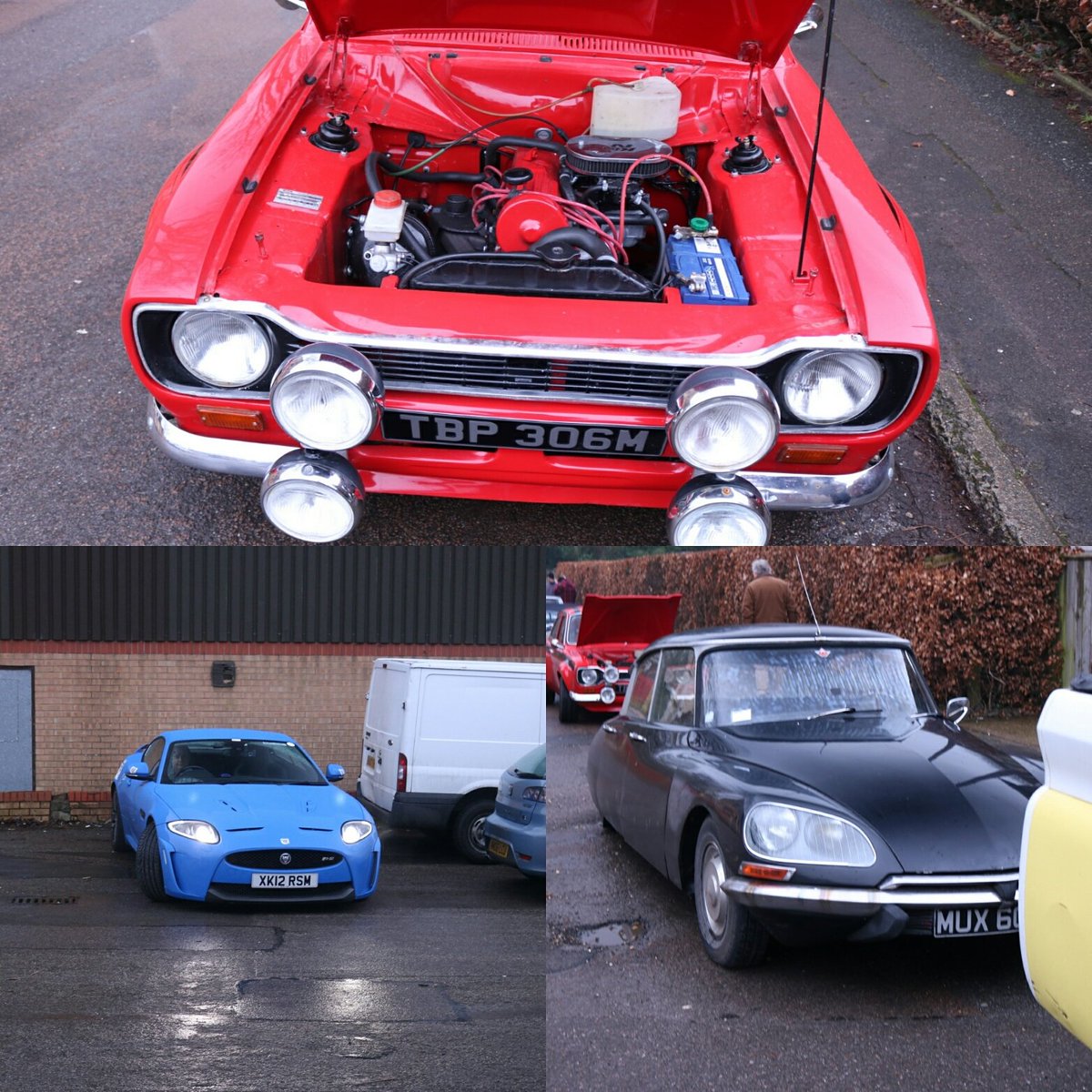 carobsessionuk's tweet photo. The weather may have been gloomy today, but there were still some decent cars to be found at #riverviewcafe today. https://t.co/PMTwdUUYYB