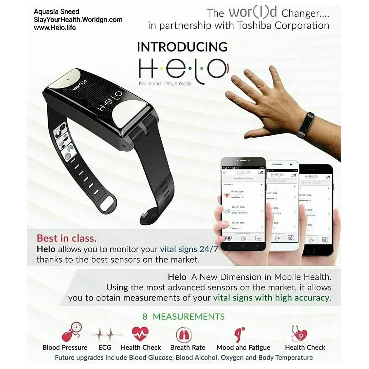 ViolaBAC's tweet photo. The #HELO is a health monitoring device: 
Learn more: take 2mins https://t.co/ybeh8FOKa9  https://t.co/Xa4n40qh8D https://t.co/sGjuM5OXFz