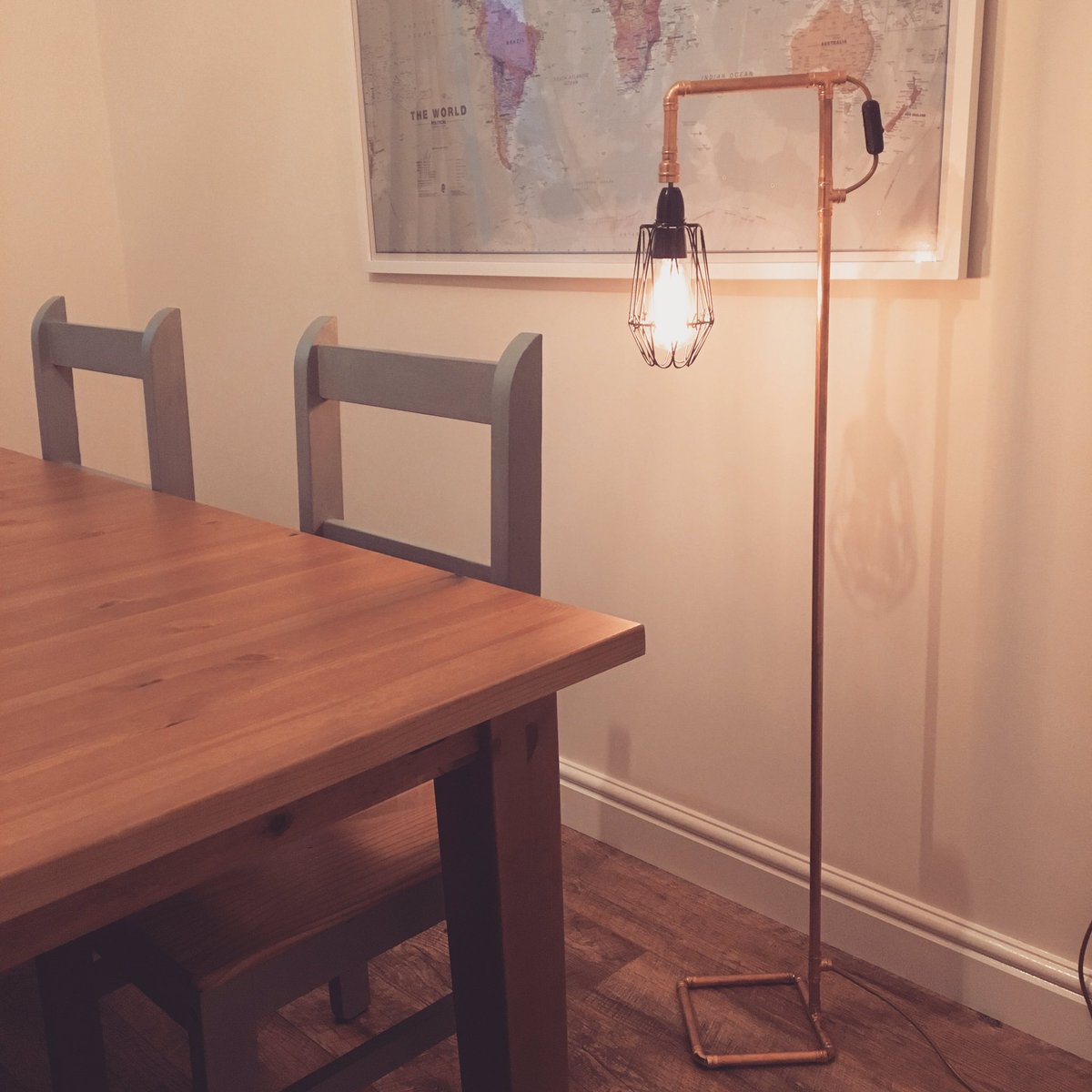 ArrivedWithLove's tweet photo. Can't get over best valentines present ever.Completely MADE by my husband #valentines #diy #copper #handmade #lighting #addictedtolights https://t.co/0EJjeSJPfe