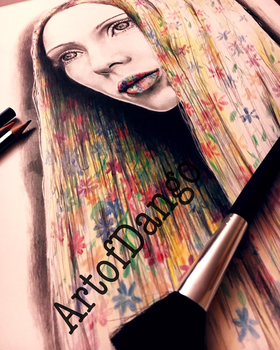 ArtOfDango's tweet photo. #flowerpower #kunst #bunt #staedtler #kunst #face #girl #like #love https://t.co/cbthEmQuPh