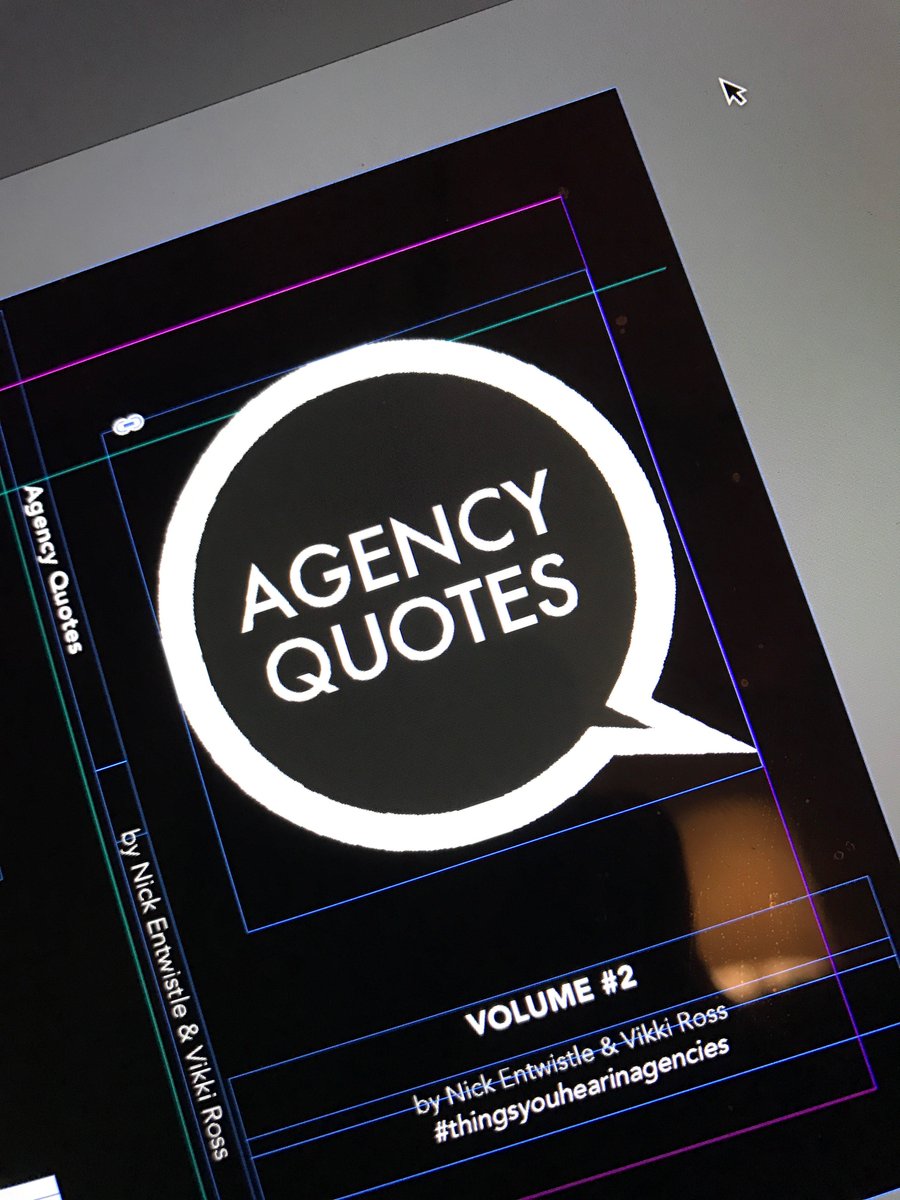 BOC_ATM's tweet photo. Just finished the design of the new @AgencyQuotes book. Time to make a start on the new @OneMinuteBriefs #OMBook!! https://t.co/KcbhxyEAfU