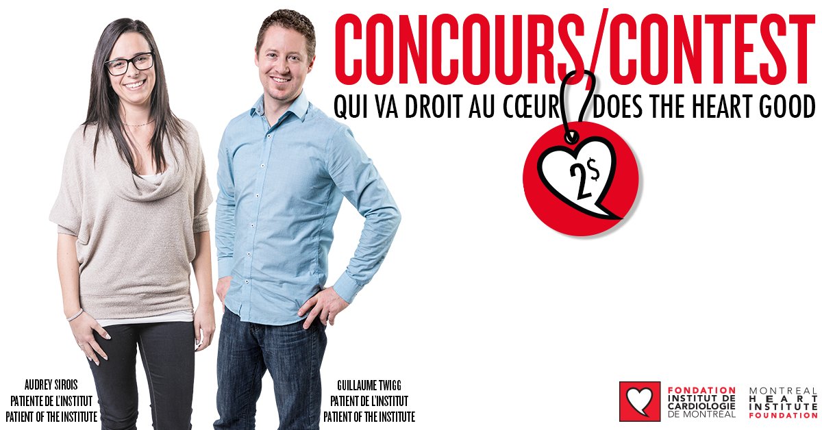 Donnez «un 2$ qui va droit au coeur» dans un <a href="/IGAQC/">igaqc</a> et vous pourrez participer au concours web exclusif bit.ly/2kENdEU