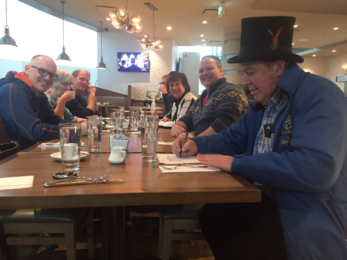 skielark's tweet photo. Hard at work (plane delayed) with the motivating @LethbridgeCity trade mission. Extra class courtesy @Spearmac. https://t.co/teFCrt8Wwf