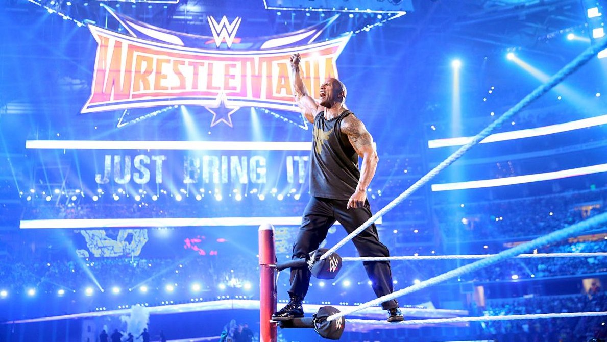 WWE's tweet photo. Congratulations to @TheRock on being named "Entertainer of the Year " at the 2017 #NAACPImageAwards! https://t.co/vcDHdCtnmM https://t.co/bBr3SadHfx