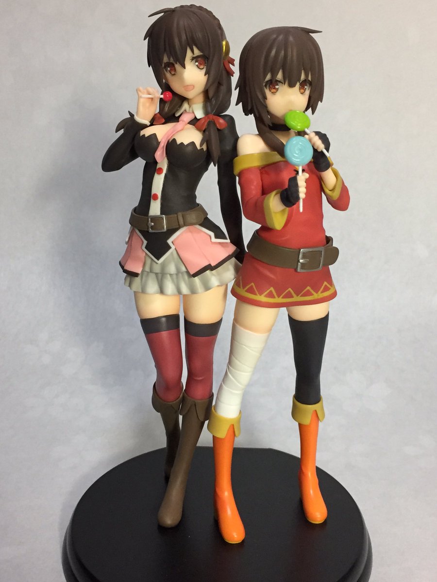 (x-post from /r/Konosuba) Yunyun's figure, colored. : anime