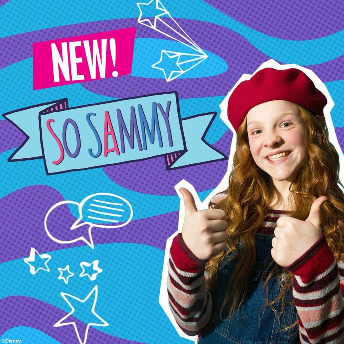 DisneyChannelUK's tweet photo. 🌟Breaking News! 🌟 New show So Sammy written by the one and only @mermhart coming next Sat to the Disney Channel App! https://t.co/XOw4kFqfhu