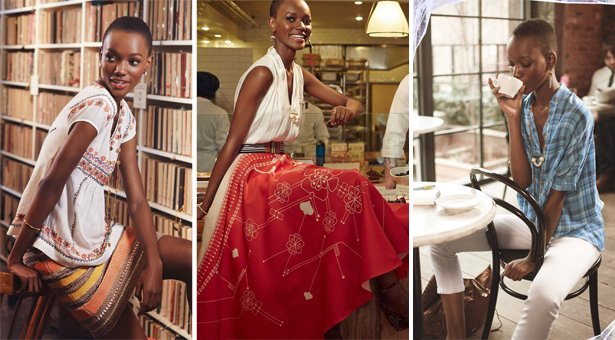Gspotxpose's tweet photo. Tanzanian fashion model Herieth Paul featured in Anthropologie’s new range of Designs - https://t.co/U7imK5PBfp https://t.co/fTCPzilVbm