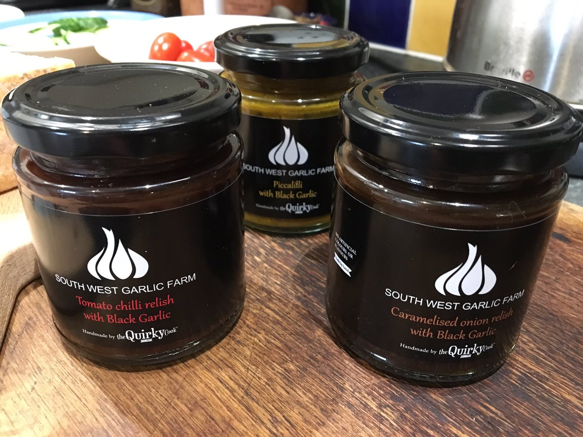 GarlicUK's tweet photo. Three brand-new exciting products with #blackgarlic Will be available on the website next week https://t.co/zSjqicA48T