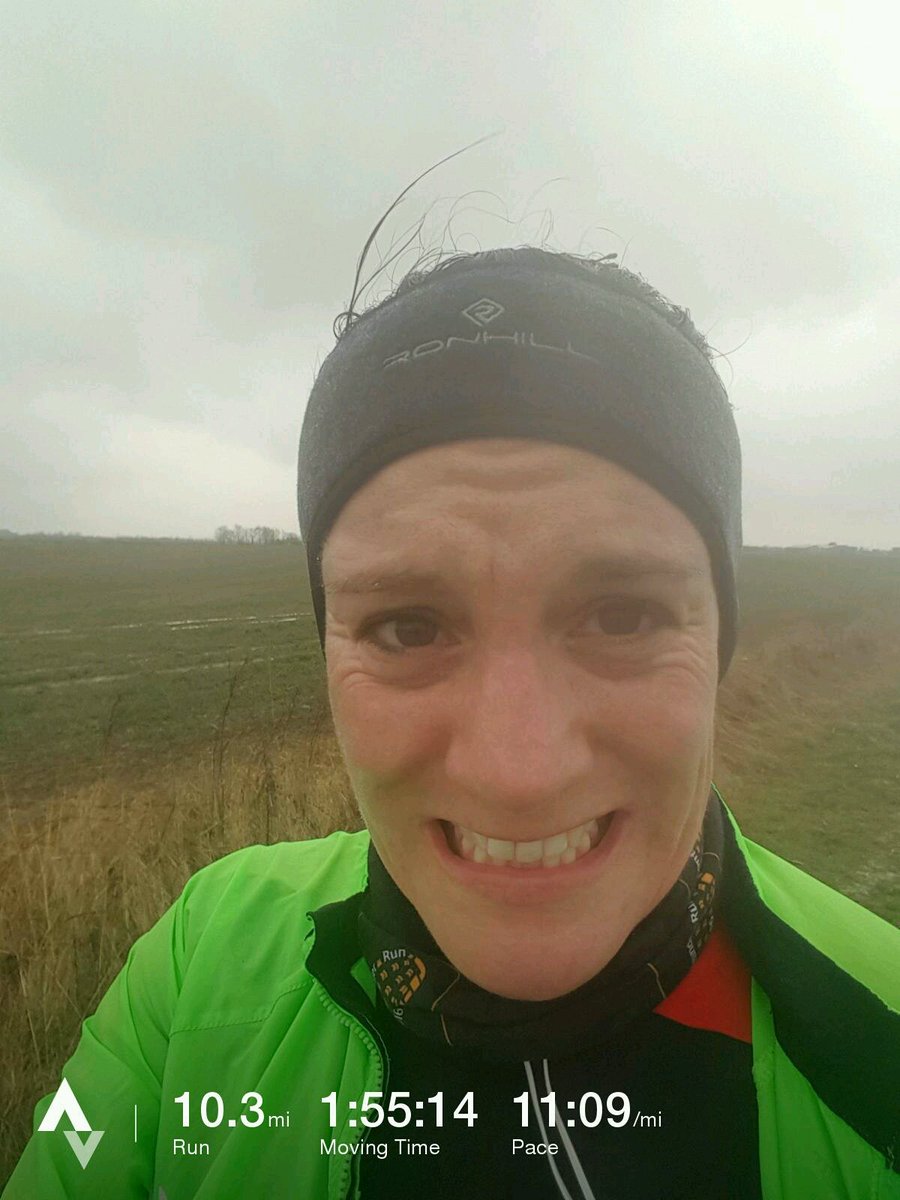26milesdone's tweet photo. Wow that was grim weather for a long run. Soaked to the bone! #IfItAintRainingItAintTraining #hardcorerunner  https://t.co/ThVCcweuHP https://t.co/ED1OPgPfIA