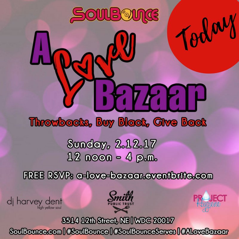 SoulBounce's tweet photo. #DMV: Join @SoulBounce for ‘A Love Bazaar’ at @PublicTrustDC TODAY, 12-4pm! INFO &amp; FREE RSVP: https://t.co/8dYt4iOLad #ALoveBazaar https://t.co/hkoaoKIL29