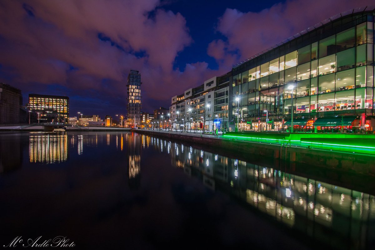 McArdlePhoto's tweet photo. Grand Canal Dock at #bluehour #Dublin #Ireland #ThePhotoHour 

@PictureIreland @OldDublinTown  @PhotosOfDublin https://t.co/KEHKwa67IJ
