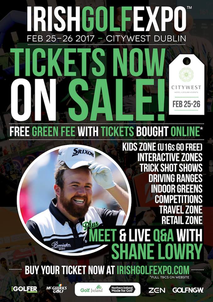 CitywestHotel's tweet image. We've two family tickets to the Irish Golf Expo simply retweet to enter @IrishGolfExpo #IEG2017