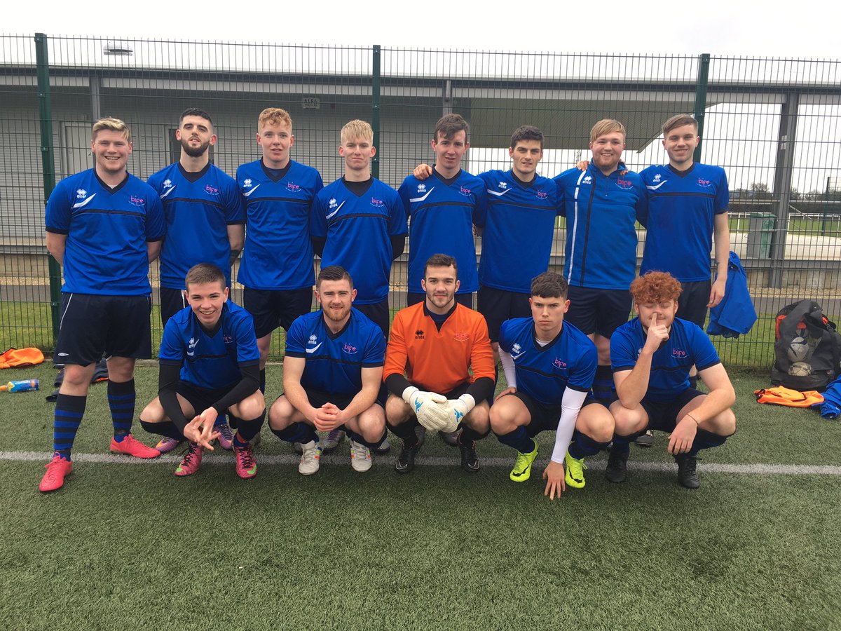 BIFESoccer's tweet photo. Our BIFE Men's team who succumbed to Cavan College Friday afternoon 3-1 in Robert Eustace Cup. (Goal from Cian O'Hannain) https://t.co/1GtqTD5YHO