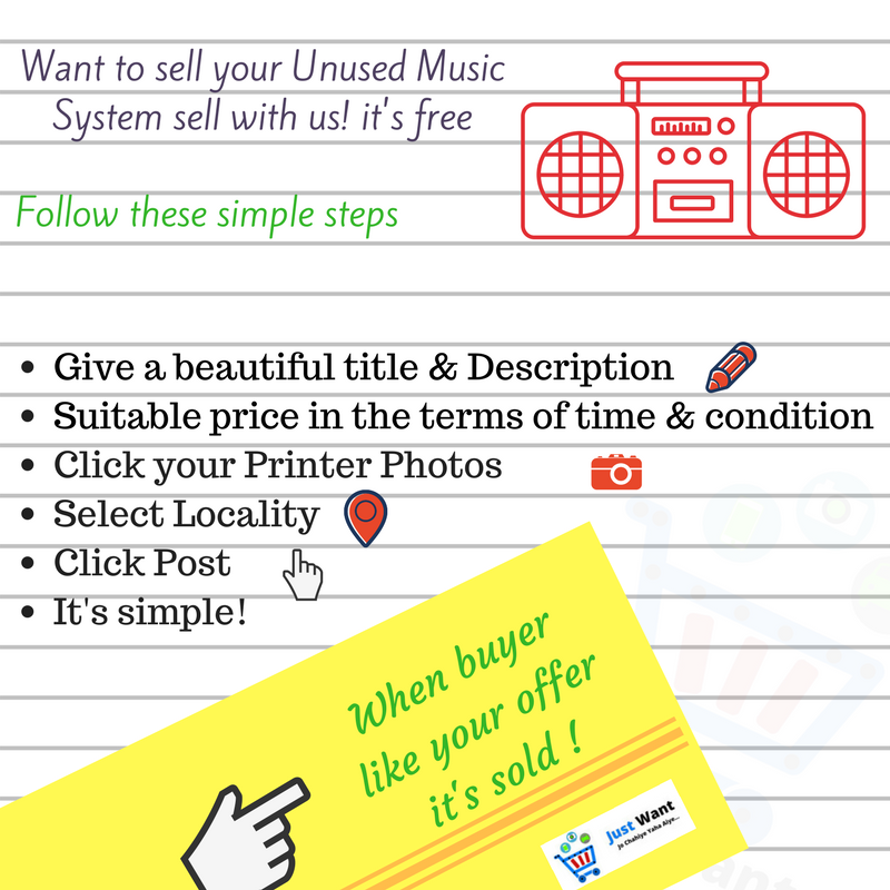 justwant_India's tweet photo. want to sell your music system? follow these easy steps #FollowSteps
#My9AppsELife
#BlindWorldT20
#ShaandarSurguja
#30CroresinTwoDays
#WWE😀 https://t.co/myR1BW0rUp