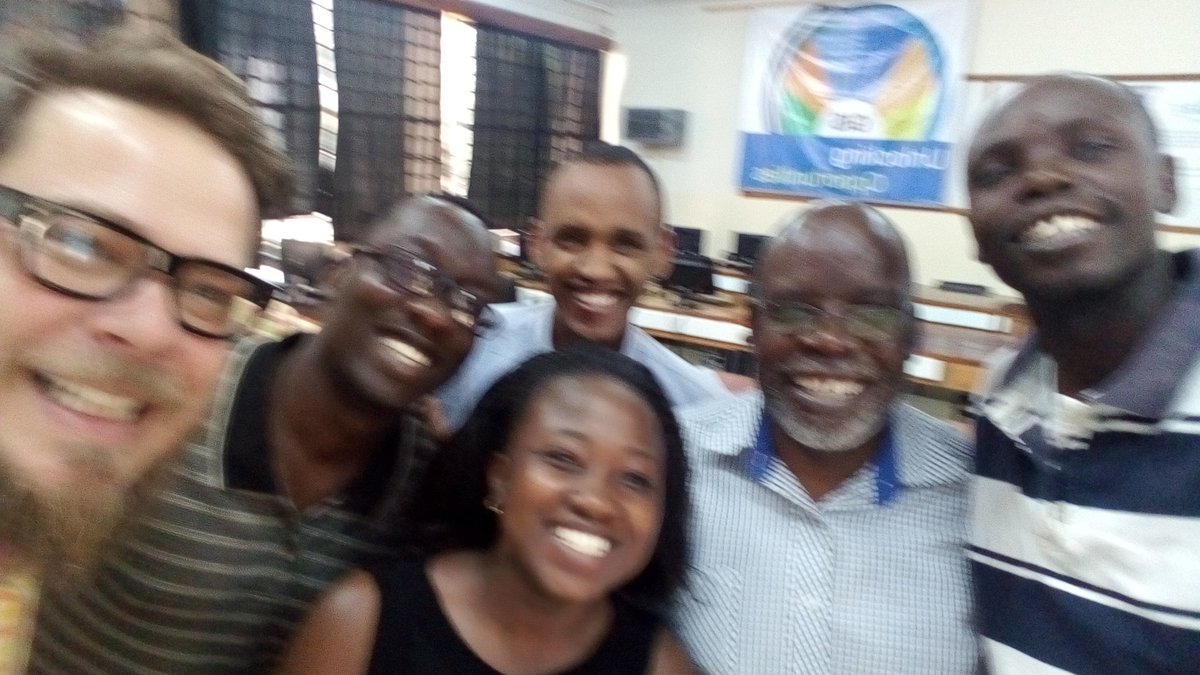 The <a href="/mapninja/">Stacey Maples</a> is here. For Kenyatta university Geomentorship week.