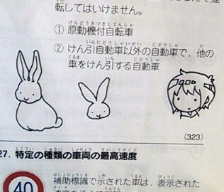 去年の年末に教習所を卒業して、久々に教科書を見直したらよく分からない落書きがたくさんありました。 