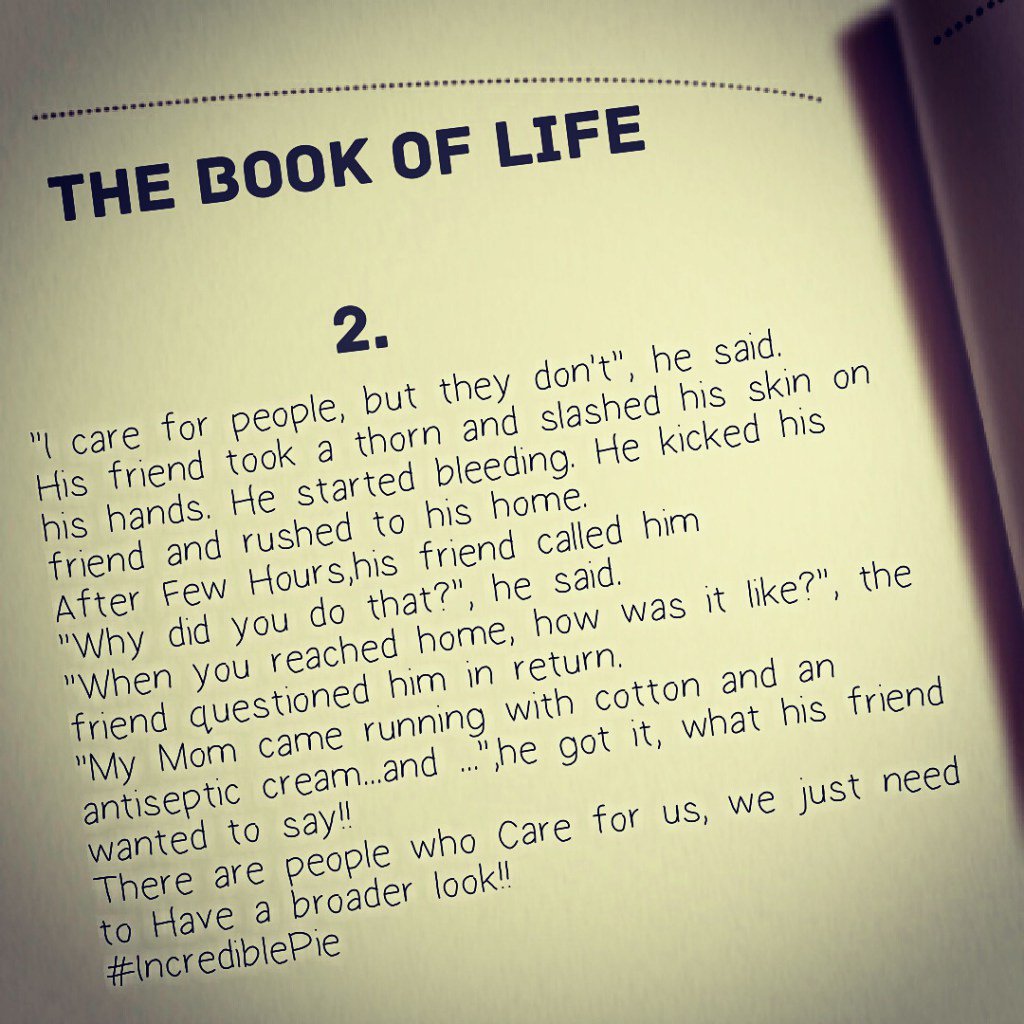 IncrediblePie1's tweet image. The Book of Life📖2 incrediblepie.wordpress.com/2017/02/12/the…