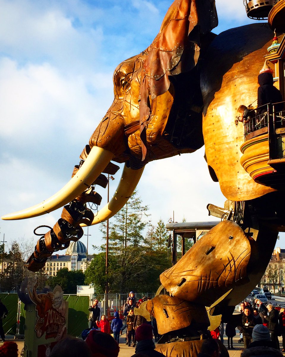 Ice_Cream_Com's tweet photo. L'éléphant 
#Nantes #Machinesdelile https://t.co/K9mei7XiKA