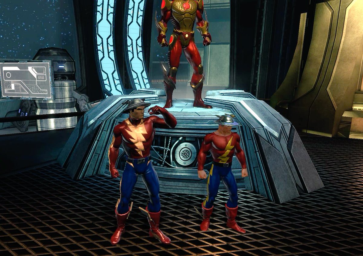 traashcanbandit's tweet photo. @DCUO #FlashSelfieSweeps Jay Garrick left an impression on more than just Barry Allen! https://t.co/2IeeFQPw3q