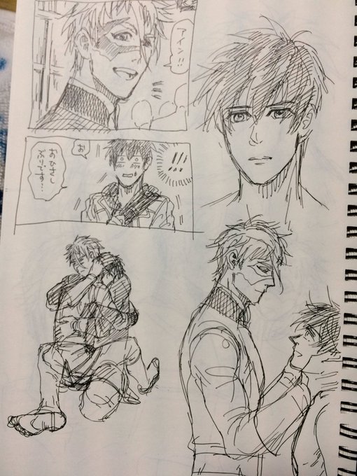 マスクオフ練習落描き
そして流れるように役者パロへ…✨😌✨ 