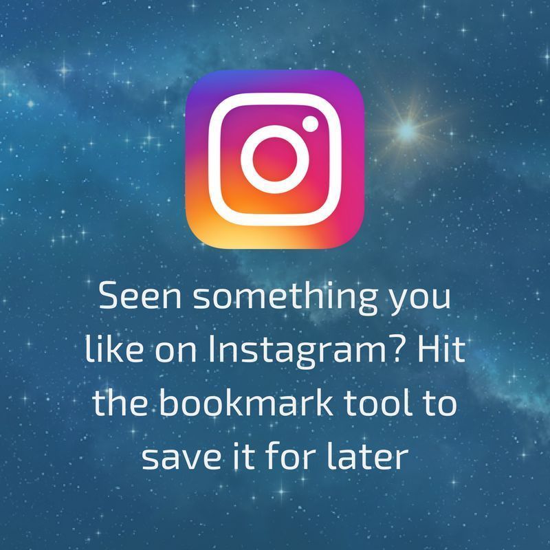 HypestarUK's tweet photo. Seen something you love on Instagram and want to view it again later? Use the bookmark tool! 🤓📸  #HypefulHints https://t.co/fc88pPJhwO