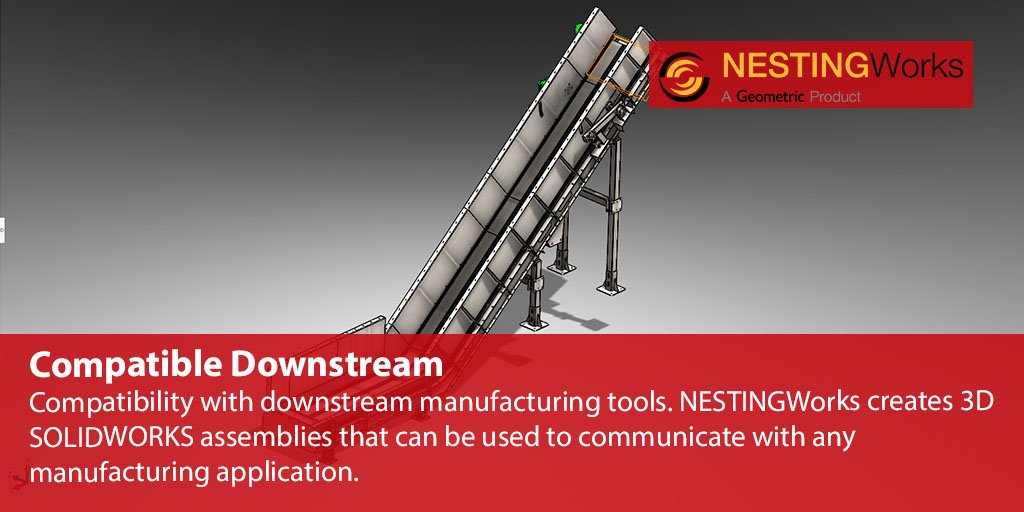 NTCADCAM's tweet photo. Stop wasting valuable material & reduce production costs with #NESTINGWorks True Shape Nesting capabilities #3DNesting https://t.co/WYvumSe783