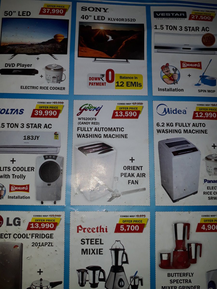 VmuthuPandi7's tweet photo. Sathya welcome our offer models. https://t.co/f9FrsCvkwK