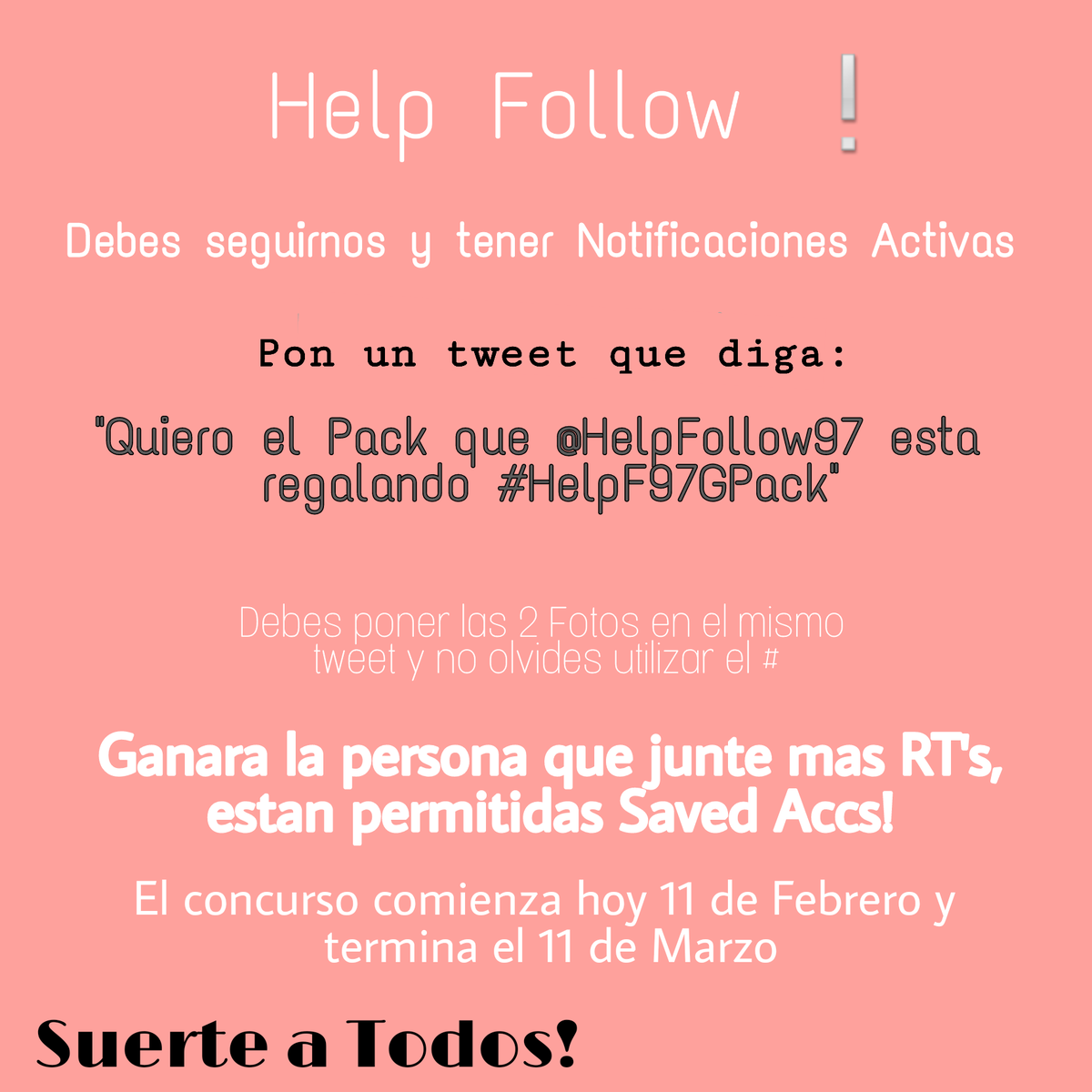 Corvalan_ala's tweet photo. Quiero el Pack que @HelpFollow97 esta regalando #HelpF97GPack 💞 https://t.co/zxaLp265iL