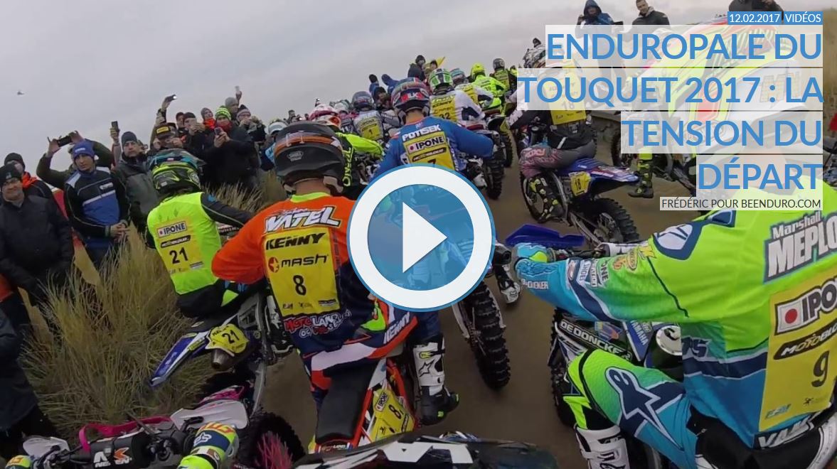beENDURO's tweet photo. La tension du départ de l'Enduropale 2017 avec R Dumontier >> https://t.co/4KxnxLpOFB https://t.co/DLPfbGh1xw