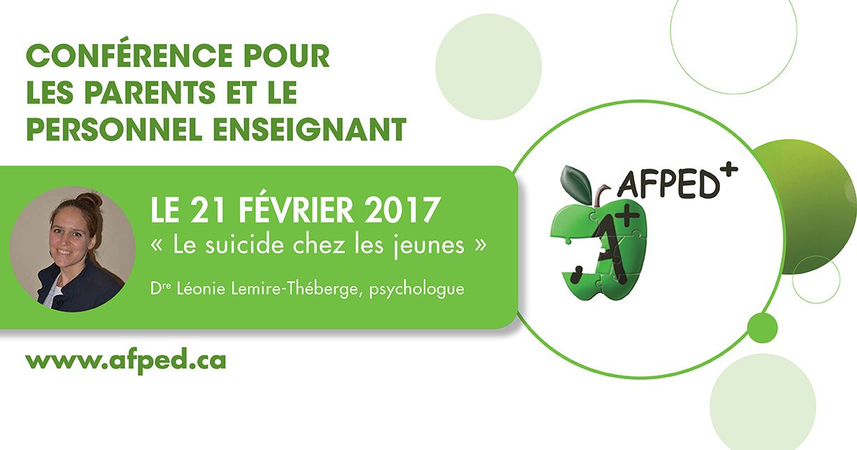 LeCentrefranco's tweet photo. #Parents et personnel scolaire sont invités à venir parler d'un sujet important, le suicide chez les #jeunes. https://t.co/EsNvcODY8a #CFORP https://t.co/NIlfXHHXUF