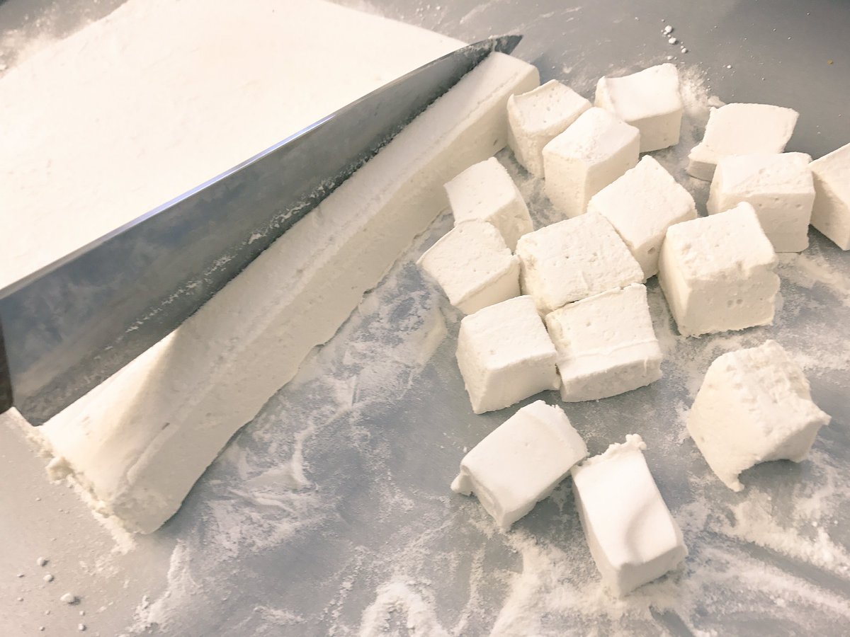 Lay_of_the_Land's tweet photo. Homemade marshmellows ready for making rocky road. #homemademarshmellows #rockyroad #baking https://t.co/U2HCME0TFX