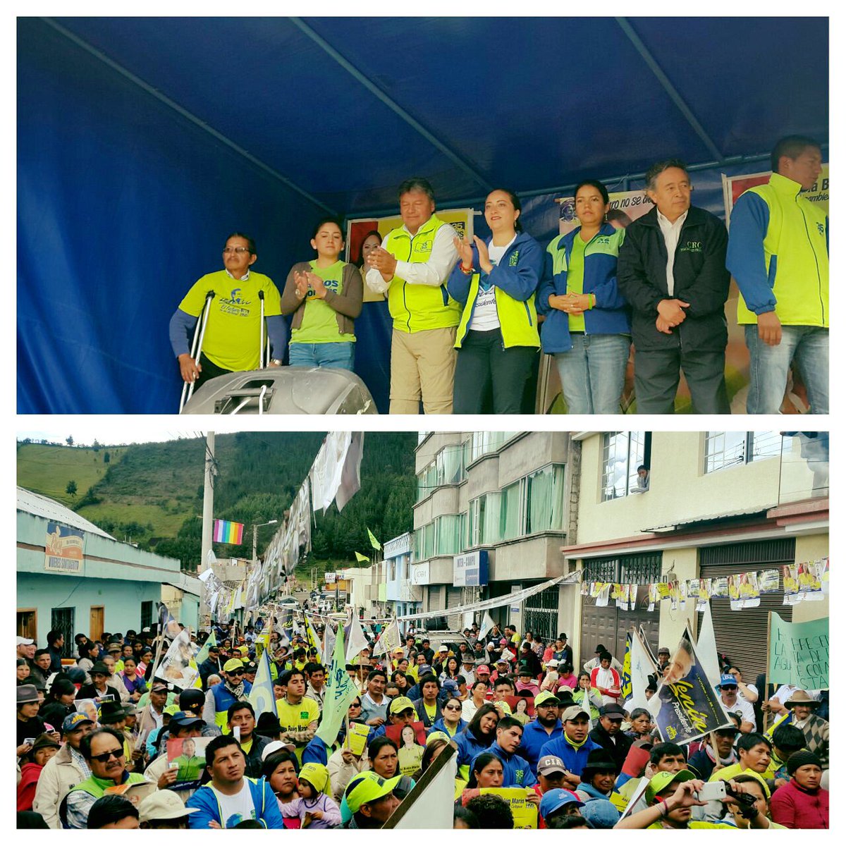JPAISCotopaxi35's tweet photo. Los sueños continúan y los desafíos aún más, gracias Sigchos @Lenin @anitabelenmarin @MashiRafael https://t.co/E0DXXu3lwI