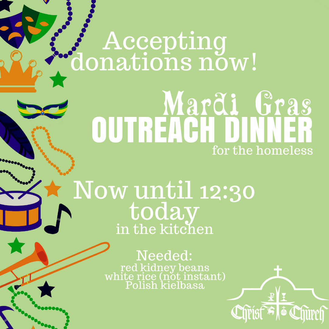 CCParishPCola's tweet image. If you can&apos;t donate items today, we&apos;ll be accepting them again next Sunday.