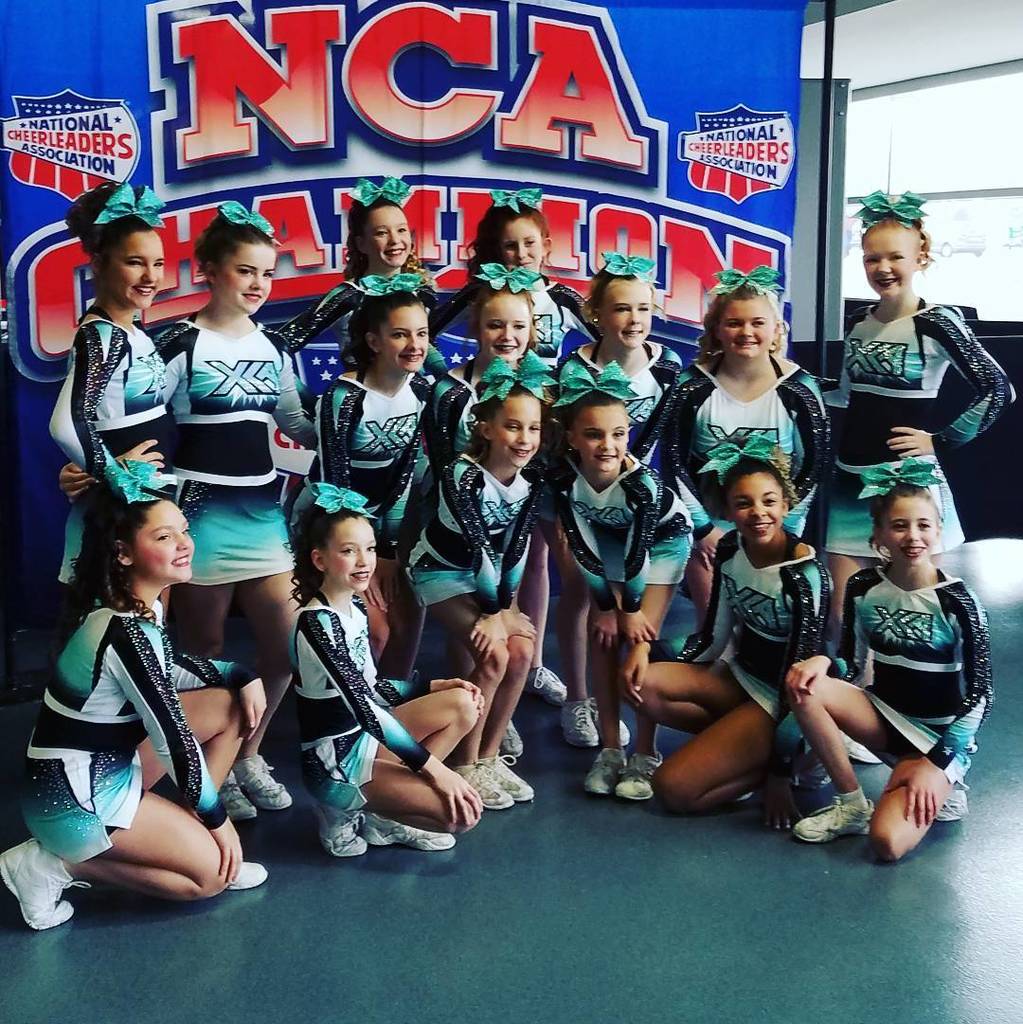 xcacheer's tweet photo. Jr Invasion ready to hit O at NCA. Lets go XCA!!!! @ncacheer #Xcacheer https://t.co/eMrhYHuEXl