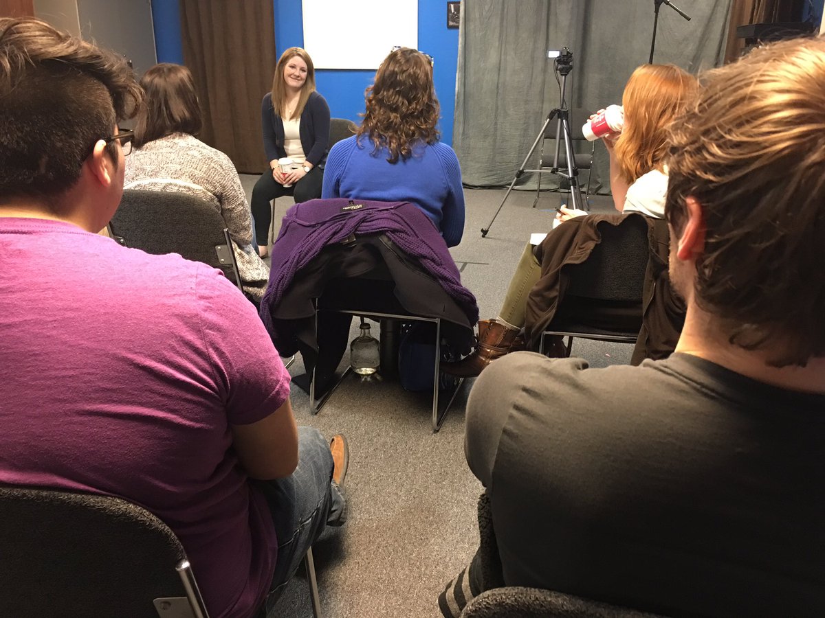ActorFactory's tweet photo. Chicago Casting Director @sarahdotclark begins her second day of audition intensives at The Factory. https://t.co/vyUK414QcA