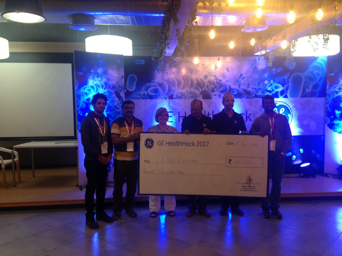pkg2006's tweet photo. Great work by team Ninja & Team Deeplearners . Bravo !!!
#GEHealthHack, @GEHealthcare, @GEHealthIndia, #mydayatge, #cliniciansandcode https://t.co/KKB3sszsvx