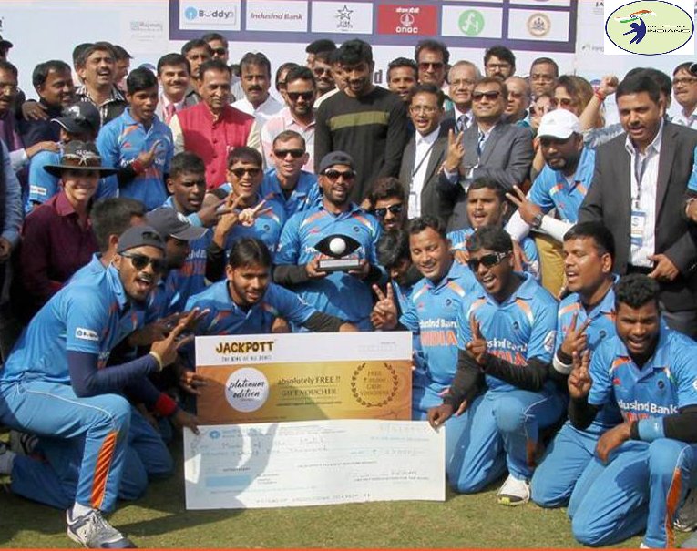 AlphaIndians's tweet image. Congrats...👏👏👏👏👍👍
We are champion again....
#India beat #Pakistan by 9 wickets to win #T20WorldCup for Blind.
#IndvsPak #BlindWorldT20