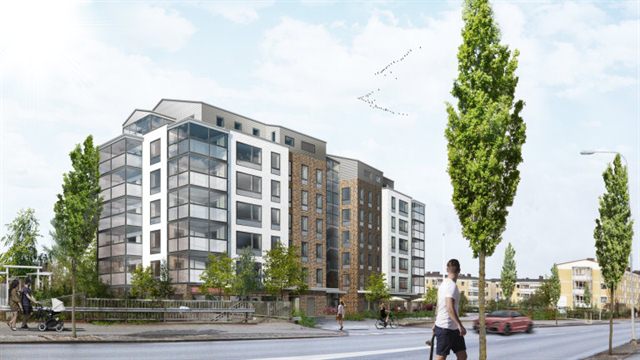 byggsture's tweet photo. Skanska bygger 36 lägenheter, butikslokaler och parkeringsgarage för Brf Geijer i Ystad. #geijer #skanska https://t.co/HJWnzK8Mi4