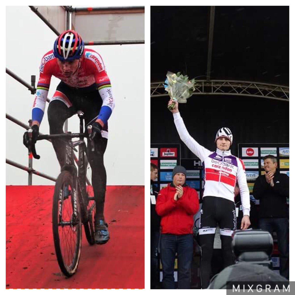 kiraheyde's tweet photo. Hij neemt de ene overwinning na de andere! ๐ช 5/5 voor Mathieu! Perfect weekend gereden! Proficiat! ๐๐ด๐ป #heldvanhetveld #teamvdp https://t.co/tcFostIQ9b