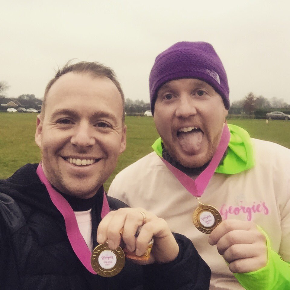 RS8233's tweet image. 10km ran today for @GeorgiesGift  fun run #happywiththat