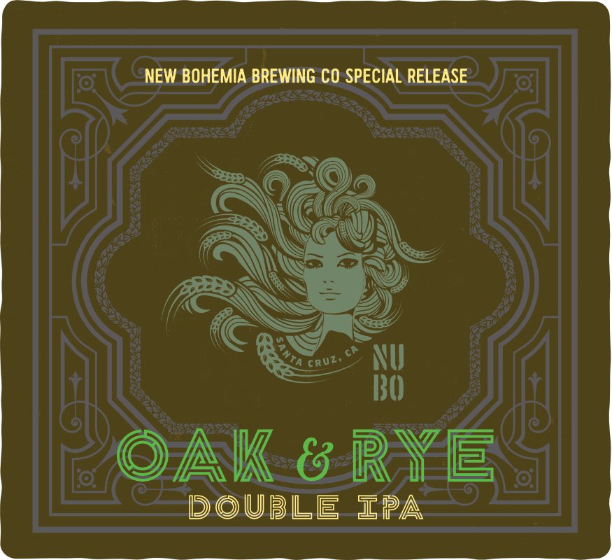 NuBoBrew's tweet photo. Releasing our Oak&amp;Rye Double IPA today @OakRye in #losgatos, from 3 PM. Aged in oak w rye in the grain. 9.8% abv / 70 IBU #bold #craftbeer https://t.co/JaMmmtDISy