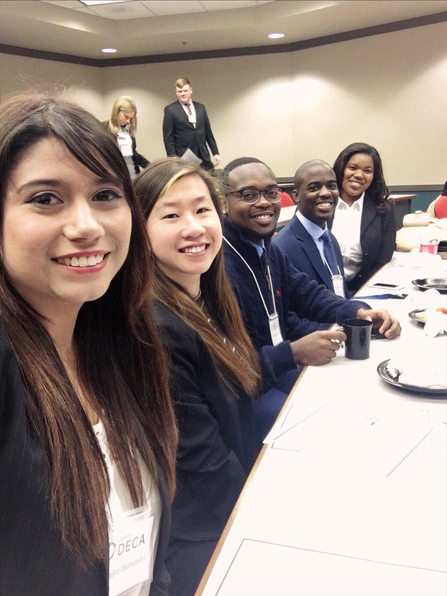 MillikinDeca's tweet photo. Fun times at #MWCDC yesterday. Ketyra took home 1st place in HR management! 62 more days until ANAHEIM! https://t.co/BFbBgqjT8s