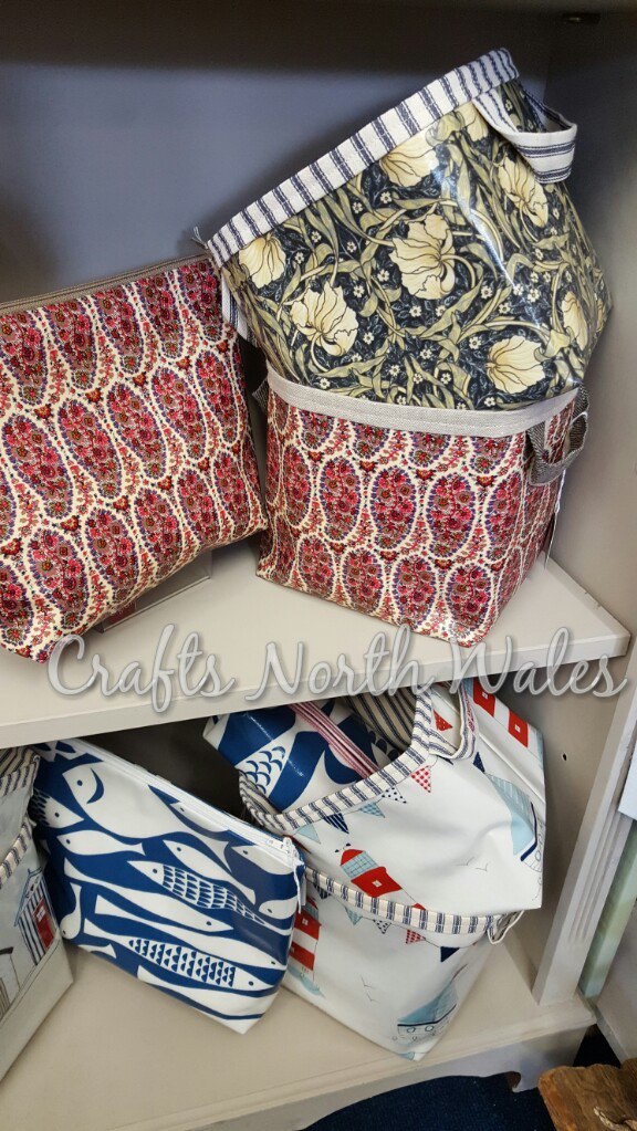 Some gorgeous products available in our Porthmadog shop now, handmade locally by Julie of <a href="/rubygingham/">ruby gingham</a> ...storage baskets and much more x x