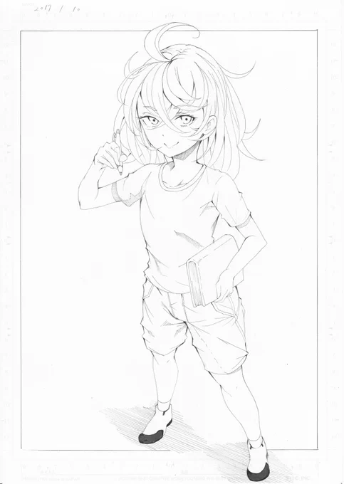 ベタ塗りする前に画像上げときます!なんだかんだ主人公君の黒髪をベタするのは初ですね・・・うまくできるかな・・・

#絵描きの輪 #イラスト基地 #漫画家志望さんと繋がりたい 