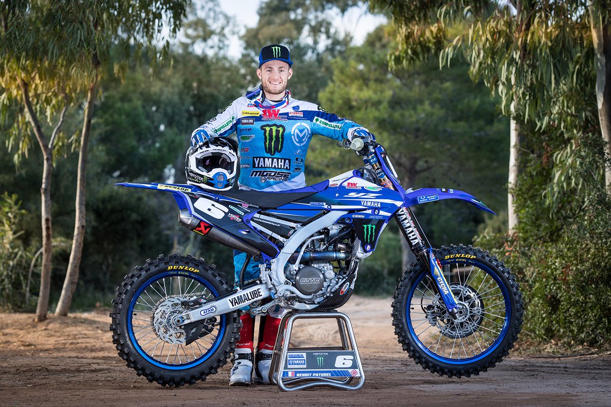 Overall win in MX2 for #enjoymfg rider #BenoitPaturel on home soil🇫🇷 Pic: <a href="/yamaharacingcom/">Yamaha Racing</a> #lacapelleMX